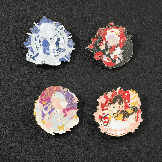 TouHou Project Metal Brooches