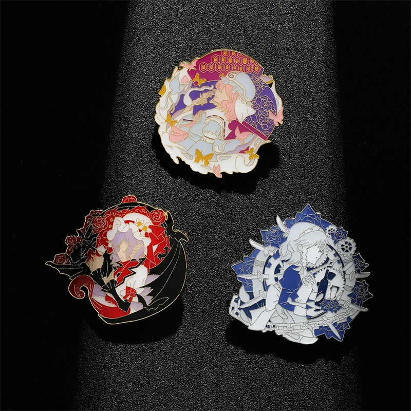 TouHou Project Metal Brooches