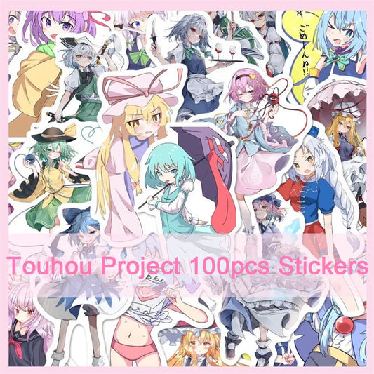 100pcs Touhou Project Stickers