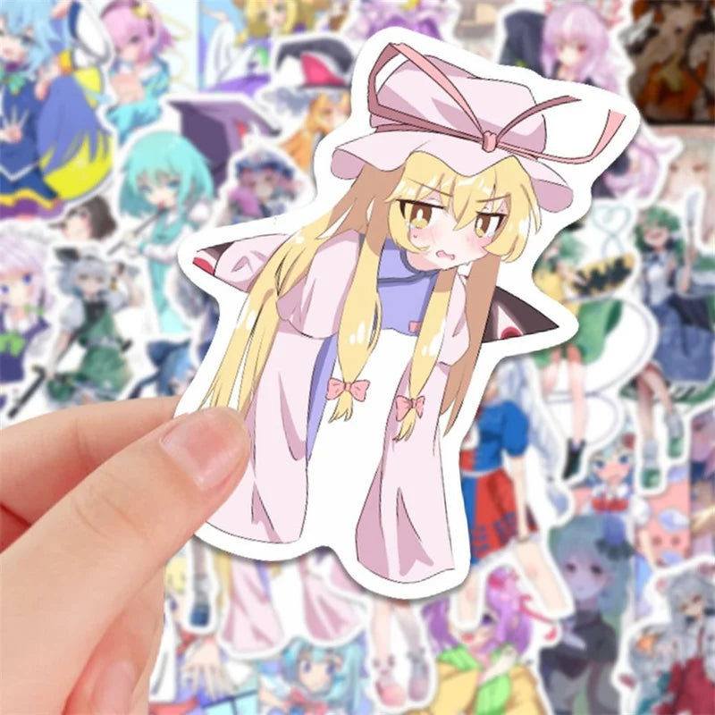 100pcs Touhou Project Stickers