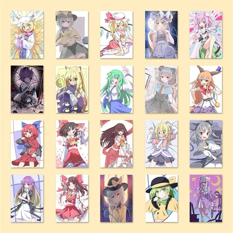 100pcs Touhou Project Stickers